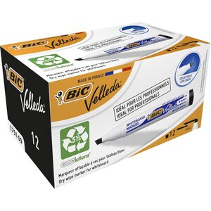 BIC Marqueur pour tableau blanc Velleda 1751, noir  - 11376
