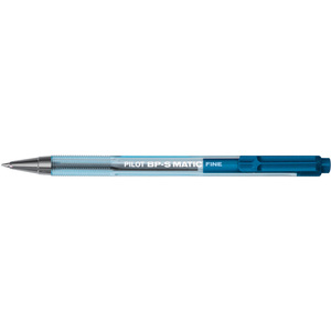 PILOT Stylo à bille rétractable BPS-Matic Fine, bleu  - 11919