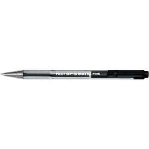 PILOT Stylo à bille rétractable BPS-Matic Fine, noir  - 11920