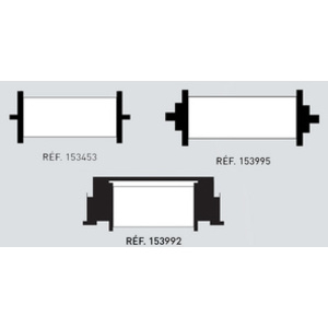 APLI Rouleau encreur pour étiqueteuse METO, noir
