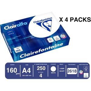 Clairefontaine Papier multifonction, A4, extra blanc  - 21672