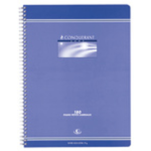 CONQUERANT SEPT Cahier reliure intégrale, 170 x 220 mm 5 x 5  - 21954