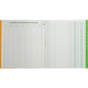 EXACOMPTA Piqûre 'Echéancier', 320 x 195 mm vertical