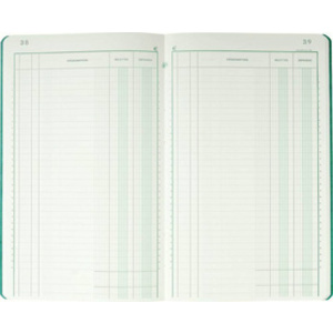 EXACOMPTA Piqûre 'Recettes et dépenses', 210 x 190 mm  - 22101