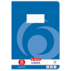 herlitz Cahier x.book, A4, linéature 21 / ligné