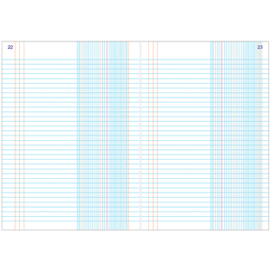 ELVE Livre de compte 'journal' , 297 x 210 mm, 100 pages