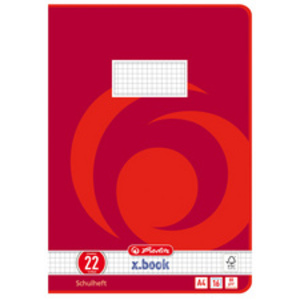 herlitz Cahier x.book, A4, linéature 38 / quadrillé