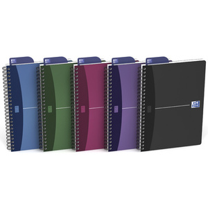 Oxford Cahier à spirale URBAN MIX, A5, quadrillé, 100 pages