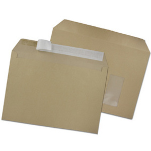 GPV Pochettes d'expédition, C4, 229 x 324 mm, kraft marron