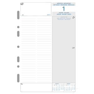 EXACOMPTA Recharge Notes pour Exatime 21, 32 feuillets