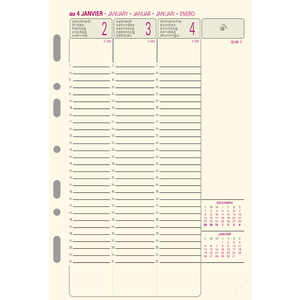 EXACOMPTA Recharge Notes pour Exatime 21, 32 feuillets
