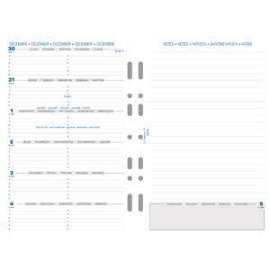 EXACOMPTA Recharge Notes pour Exatime 21, 32 feuillets