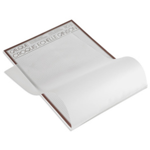 CANSON Papier calque pour dessin technique, A4, 90/95 g/m2 - 24681