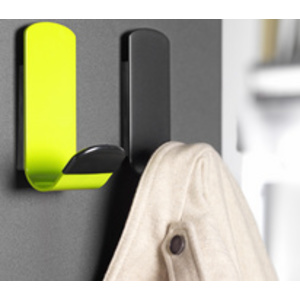 UNiLUX Patère 'STEELY', magnétique, noir