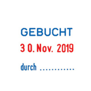 trodat Cassette d'encrage de rechange 6/50/2, bleu/rouge  - 41944