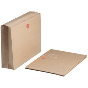 Oxford Pochette d'archives à soufflet, extensible, marron