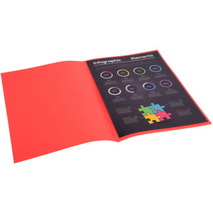 EXACOMPTA Sous-chemises ROCK'S, 220 x 310 mm, rouge  - 52197
