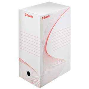 Esselte Boîte d'archives, A4, (L)200 mm, en carton, blanc  - 52913