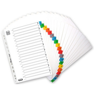 Oxford Intercalaires en carte renforcée, A-Z, 26 touches  - 56741