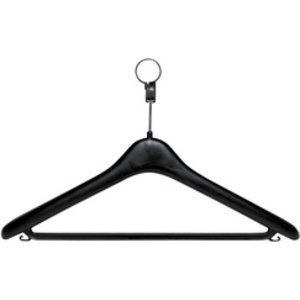 UNiLUX Cintre 'CLASSIC', en plastique, couleur: noir  - 61190