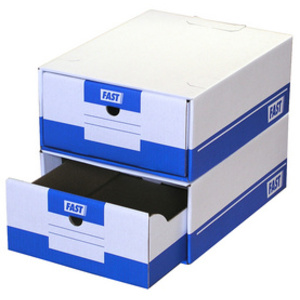FAST Tiroir d'archivage Tirofast, couleur: blanc / bleu
