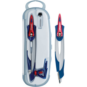 Maped Coffret de compas Stop System, set de 3 pièces, bleu