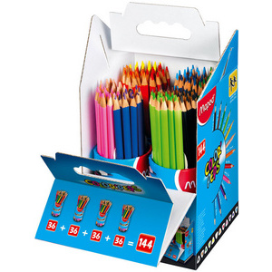 Maped Crayons de couleur COLOR'PEPS, pack scolaire de 144