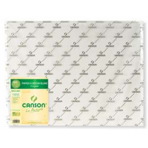 CANSON Papier dessin 'C' à Grain, 180 g/m2, 500 x 650 mm