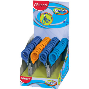 Maped Ciseaux Sensoft, longueur: 130 mm, présentoir de 24