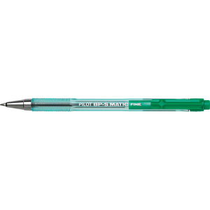 PILOT Stylo à bille rétractable BPS-Matic Fine, vert