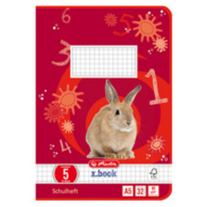 herlitz Cahier scolaire x.book, A5, linéature 1