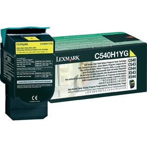 LEXMARK Toner rechargé pour LEXMARK C540/C543, jaune, HC - 32822