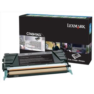 LEXMARK Toner pour LEXMARK C746/C748, noir, HC