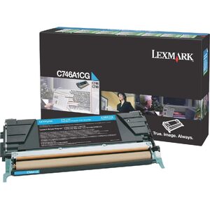 LEXMARK Toner pour LEXMARK C746/C748, cyan