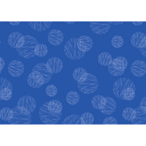 SUSY CARD Papier cadeau 'Scribbled cercles bleu', rouleau