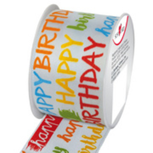 SUSY CARD Ruban cadeau, sur bobine 'Birthday Party'