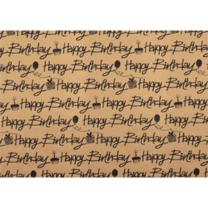 SUSY CARD Papier cadeau 'Gold', sur rouleau