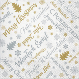 SUSY CARD Serviette à motif de Noël 'Pommes'