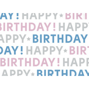 SUSY CARD Papier cadeau 'It's your birthday', sur rouleau