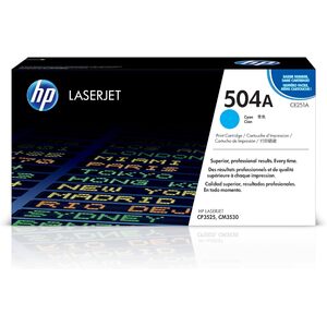 hp Toner hp 504A pour Color LaserJet CP3520n, cyan