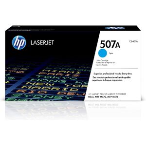 hp Toner hp 507A pour Color LaserJet M551dn, cyan