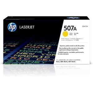 hp Toner hp 507A pour Color LaserJet M551dn, jaune