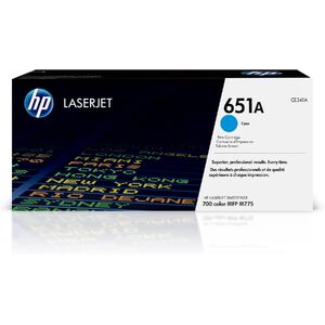 hp Toner 651A pour Color LaserJet Enterprise 700, cyan