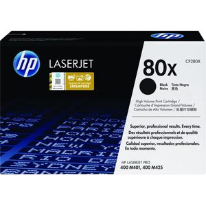 hp Toner 80X pour hp LaserJet Pro 400, HC, noir  - 36015