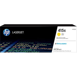 hp Toner hp 415X pour Color LaserJet Pro M454dn, jaune