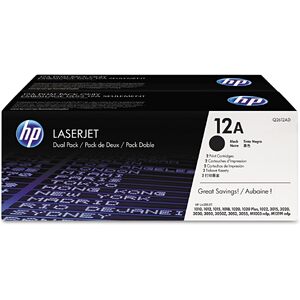 hp Toner pour hp LaserJet 1010/1012, noir, pack double
