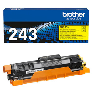 brother Toner pour brother HL-L3210D/L3210CW, jaune  - TN243Y
