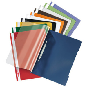 herlitz Chemise à lamelle 'Quality', A4, film PP, gris