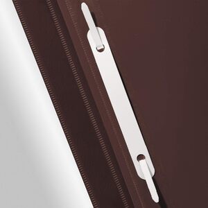 herlitz Chemise à lamelle 'Quality', A4, film PP, marron