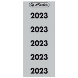 herlitz Etiquette imprimée pour classeur année 2023, gris